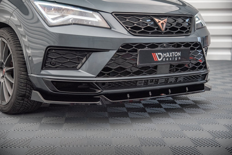 Maxton frontsplitter til Cupra Ateca Mk1 – blank sort – billede 3 af 7
