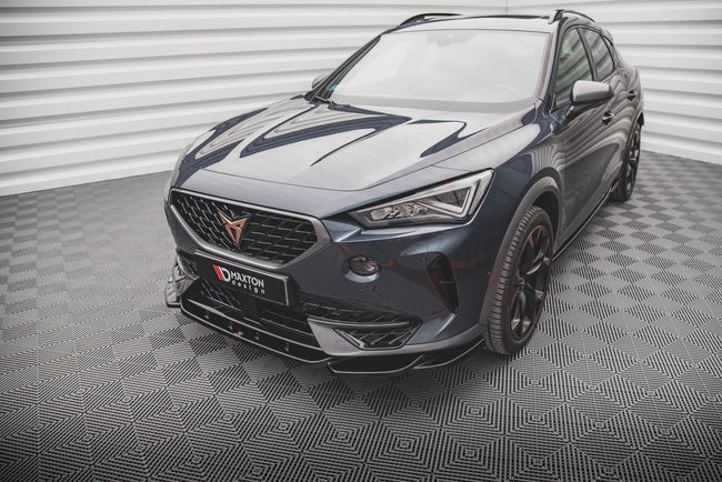 Maxton frontsplitter til Cupra Formentor – blank sort – billede 1 af 4