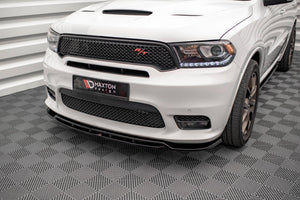 Maxton Front Splitter Dodge Durango Rt Mk3 - Gloss Black