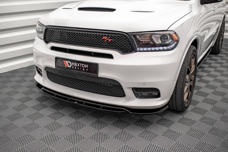 Maxton Front Splitter Dodge Durango Rt Mk3 - Gloss Black