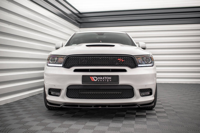 Maxton Front Splitter Dodge Durango Rt Mk3 - Gloss Black