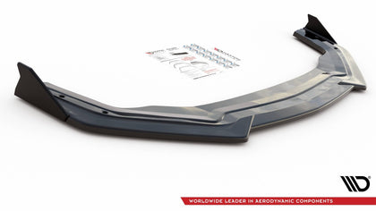 Maxton frontsplitter til Ford Mustang GT Mk6 Facelift – blank sort – billede 4 af 5