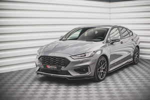Maxton frontsplitter til Ford Mondeo ST-Line Mk5 Facelift – blank sort – billede 1 af 4