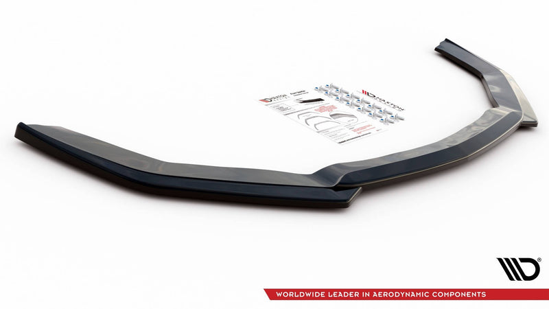 Maxton Front Splitter Ford Mustang Mk. 6 Facelift - Gloss Black