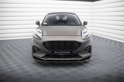 Maxton frontsplitter til Ford Puma ST / ST-Line Mk1 – blank sort – billede 2 af 5