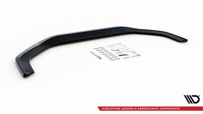 Maxton frontsplitter til Honda Civic Mk9 – blank sort – billede 4 af 4