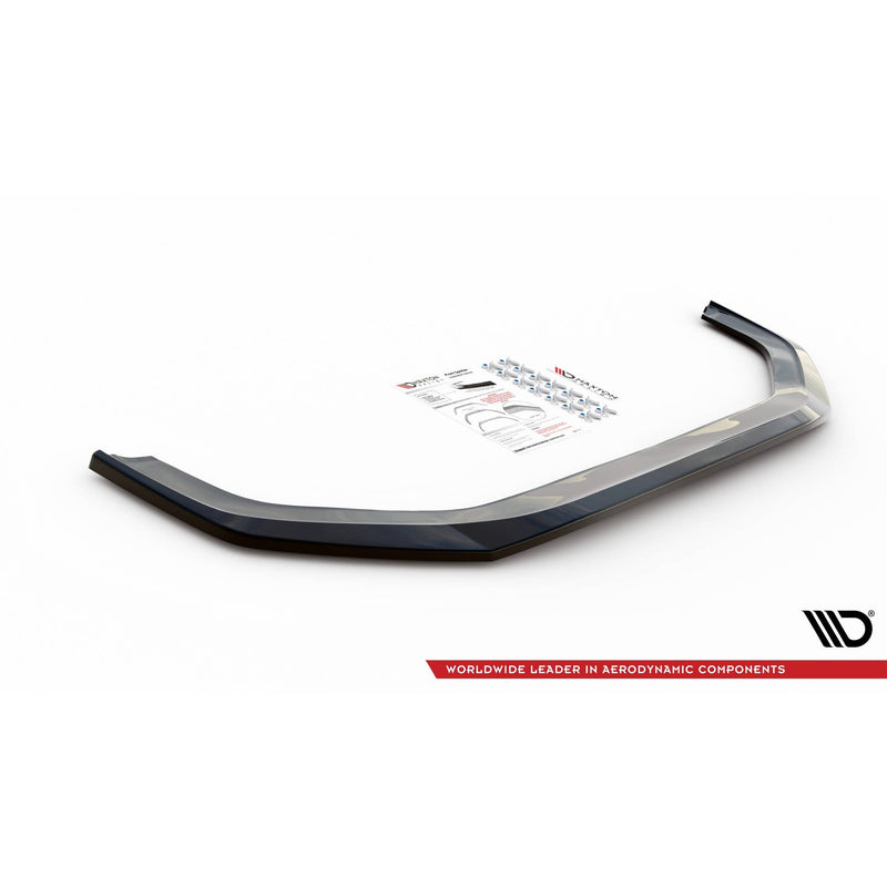 Maxton frontsplitter til Honda Civic Mk9 – blank sort – billede 3 af 4