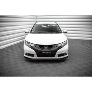 Maxton frontsplitter til Honda Civic Mk9 – blank sort – billede 2 af 4