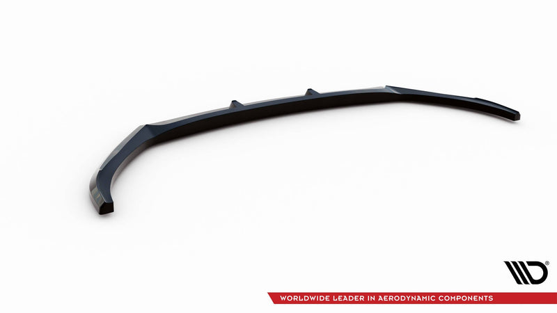 Maxton Front Splitter V.1 Hyundai I20 Mk2 Facelift - Gloss Black