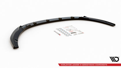 Maxton frontsplitter til Kia Optima Mk4 – blank sort – billede 5 af 5