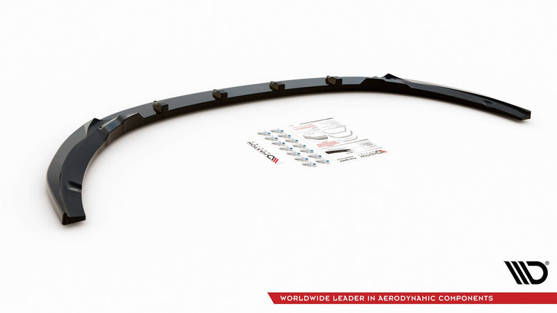 Maxton frontsplitter til Kia Optima Mk4 – blank sort – billede 5 af 5