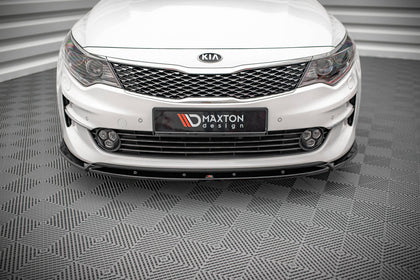Maxton frontsplitter til Kia Optima Mk4 – blank sort – billede 2 af 5