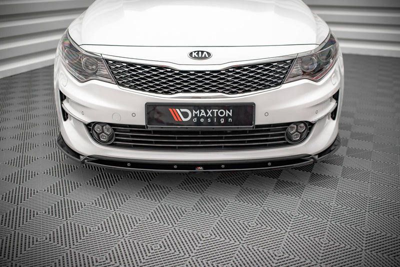 Maxton frontsplitter til Kia Optima Mk4 – blank sort – billede 2 af 5