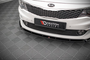 Maxton frontsplitter til Kia Optima Mk4 – blank sort – billede 3 af 5