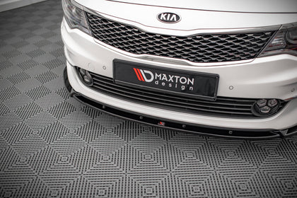 Maxton frontsplitter til Kia Optima Mk4 – blank sort – billede 3 af 5