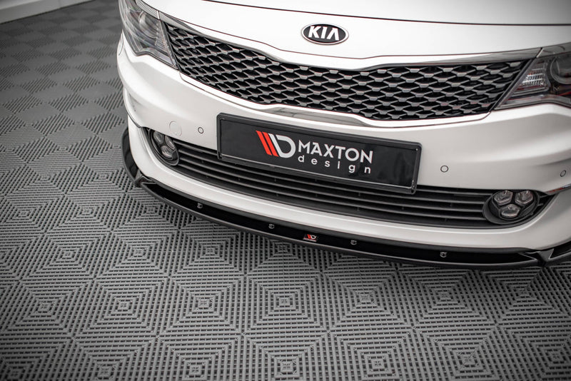 Maxton frontsplitter til Kia Optima Mk4 – blank sort – billede 3 af 5