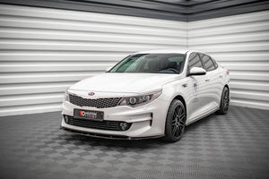 Maxton frontsplitter til Kia Optima Mk4 – blank sort – billede 1 af 5