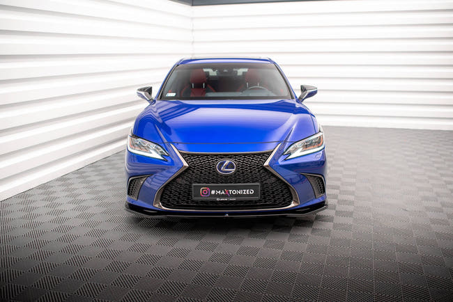 Maxton Front Splitter V.1 Lexus Es F Sport Mk7 - Gloss Black