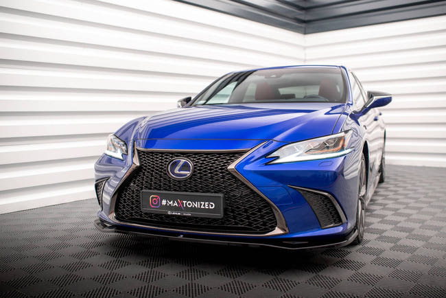 Maxton Front Splitter V.1 Lexus Es F Sport Mk7 - Gloss Black