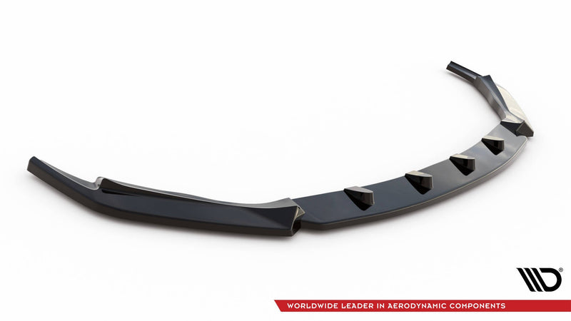 Maxton frontsplitter til Lexus GS F Mk4 Facelift – blank sort – billede 4 af 5