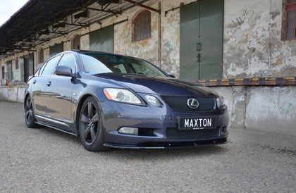 Maxton frontsplitter til Lexus GS Mk3 – blank sort – billede 1 af 6