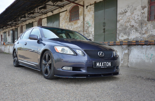 Maxton frontsplitter til Lexus GS Mk3 – blank sort – billede 1 af 6