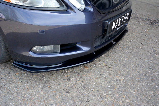 Maxton frontsplitter til Lexus GS Mk3 – blank sort – billede 2 af 6