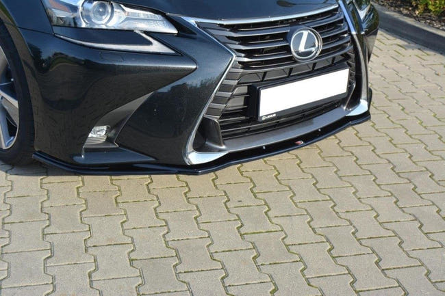 Maxton frontsplitter til Lexus GS Mk4 Facelift – blank sort – billede 2 af 5