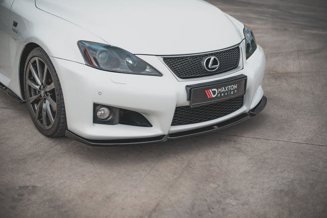 Maxton Front Splitter V.1 Lexus Is F Mk2 - Gloss Black