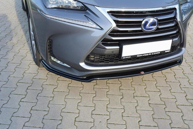 Maxton frontsplitter til Lexus NX Mk1 – blank sort – billede 1 af 7