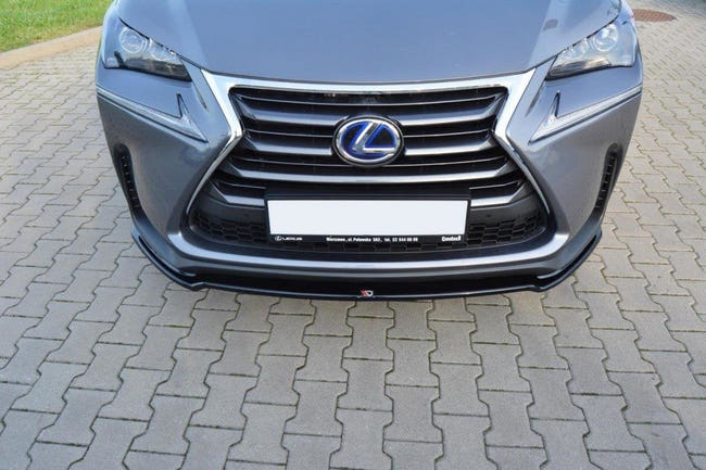 Maxton frontsplitter til Lexus NX Mk1 – blank sort – billede 2 af 7