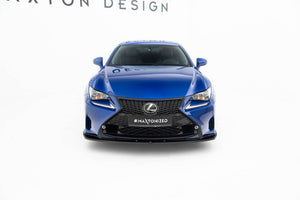 Maxton frontsplitter til Lexus RC Mk1 – blank sort – billede 2 af 6