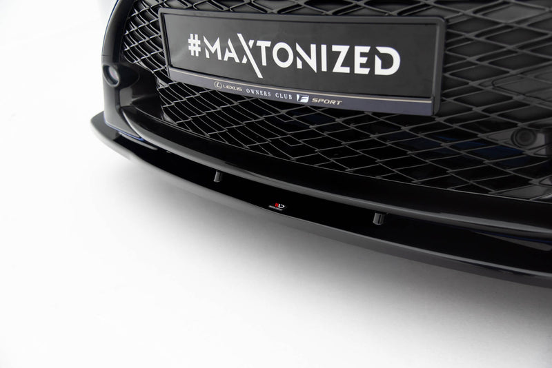 Maxton frontsplitter til Lexus RC Mk1 – blank sort – billede 3 af 6