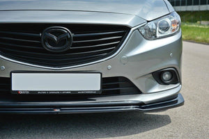 Maxton Front Splitter V.1 Mazda 6 Gj (Mk3) - Gloss Black