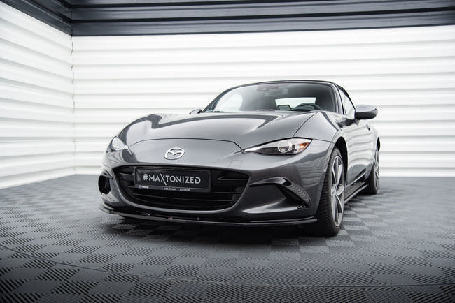 Maxton frontsplitter til Mazda MX-5 ND (Mk4) – blank sort – billede 1 af 7