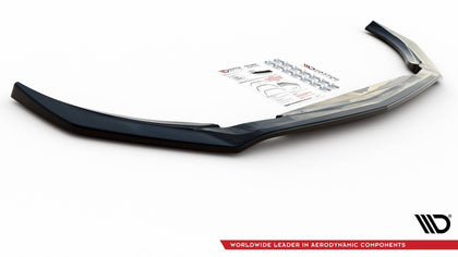Maxton frontsplitter til Mercedes-AMG A 45 S Aero Pack W177 – blank sort – billede 5 af 6