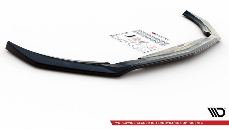 Maxton frontsplitter til Mercedes-AMG A 45 S Aero Pack W177 – blank sort – billede 5 af 6