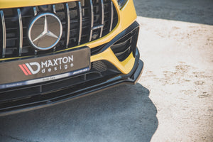 Maxton frontsplitter til Mercedes-AMG A 45 S Aero Pack W177 – blank sort – billede 4 af 6