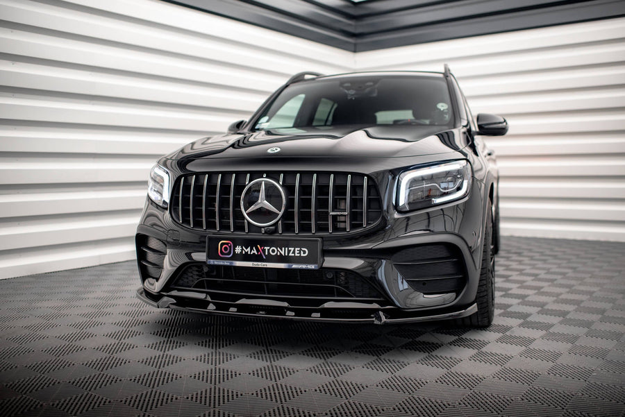 Maxton frontsplitter til Mercedes-AMG GLB 35 / AMG-Line X247 – blank sort – billede 1 af 5
