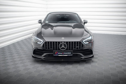 Maxton frontsplitter til Mercedes-AMG GT 53 4-Door Coupe X290 – blank sort – billede 2 af 4