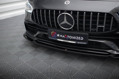 Maxton frontsplitter til Mercedes-AMG GT 53 4-Door Coupe X290 – blank sort – billede 3 af 4