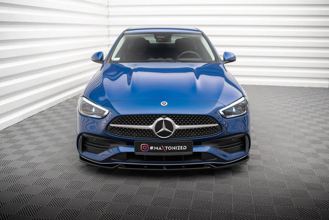 Maxton Front Splitter V.1 Mercedes-Benz C Amg-Line W206 - Gloss Black
