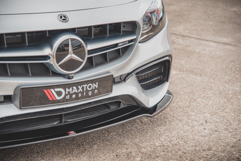 Maxton frontsplitter til Mercedes-Benz E63 AMG Estate/Sedan S213/W213 – blank sort – billede 3 af 8