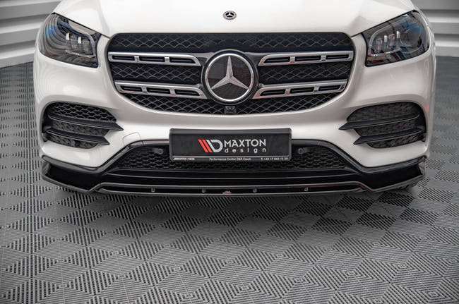 Maxton frontsplitter til Mercedes-Benz GLS AMG-Line X167 – blank sort – billede 2 af 5