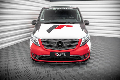 Maxton frontsplitter til Mercedes-Benz Vito W447 Facelift – blank sort – billede 2 af 4
