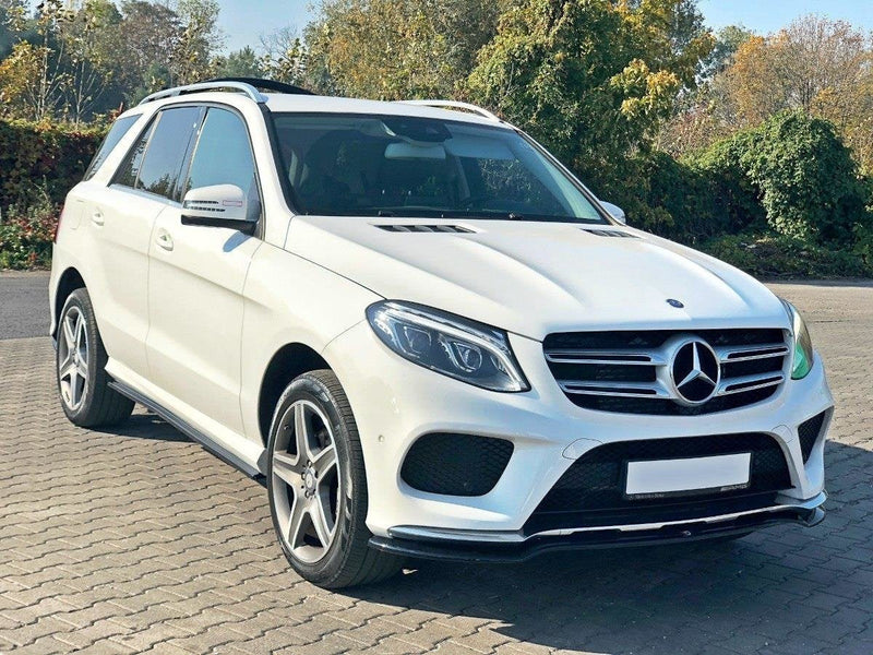 Maxton frontsplitter til Mercedes GLE W166 AMG-Line – blank sort – billede 2 af 6