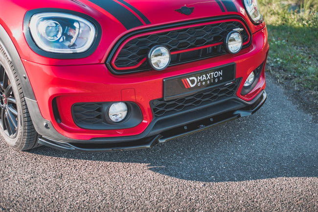 Maxton frontsplitter til Mini Countryman Mk2 F60 JCW – blank sort – billede 1 af 6
