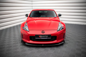 Maxton frontsplitter til Nissan 370Z Facelift – blank sort – billede 2 af 5