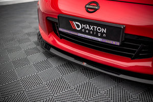 Maxton frontsplitter til Nissan 370Z Facelift – blank sort – billede 3 af 5