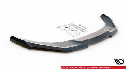 Maxton frontsplitter til Nissan 370Z Nismo Facelift – blank sort – billede 4 af 5